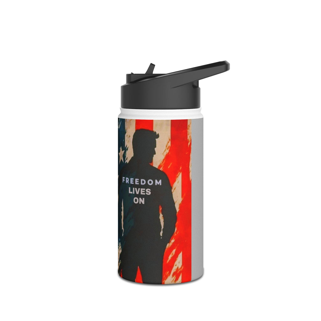 Patriotic Stainless Steel Water Bottle - Freedom, Charlie Kirk,Gift for  Travel, sports bottle