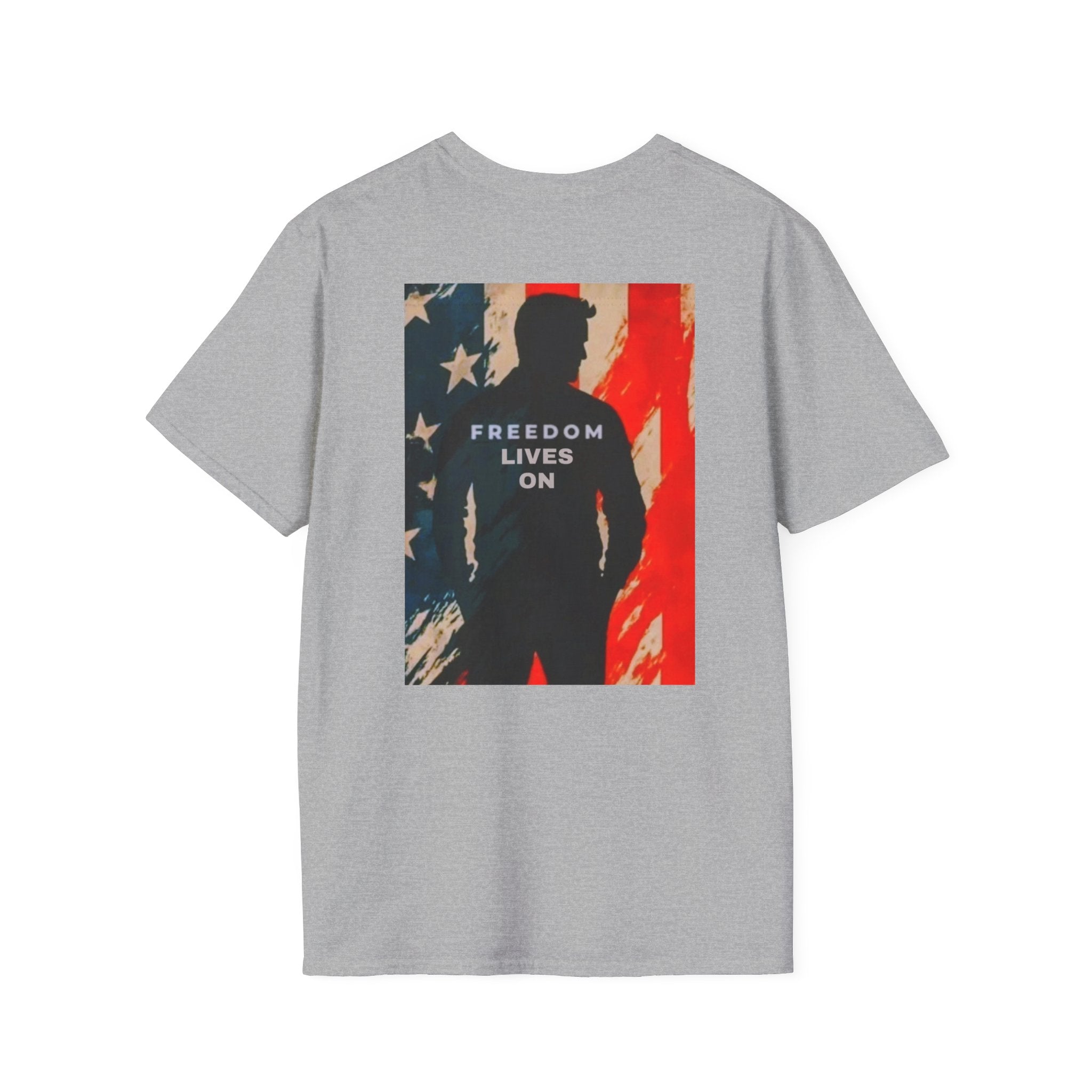 Patriotic Unisex T-Shirt - Freedom Lives On, Independence Day Gift, USA Pride Apparel, Turning Point USA Tee, Casual Summer Wear