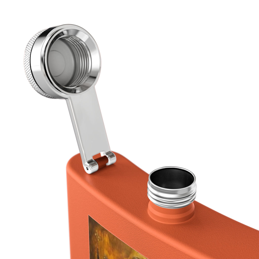 Patriotic Stainless Steel Flask for Celebrations, Unique Gift for Him, Customizable Travel Flask, Everyday Use Flask, Party Accessory