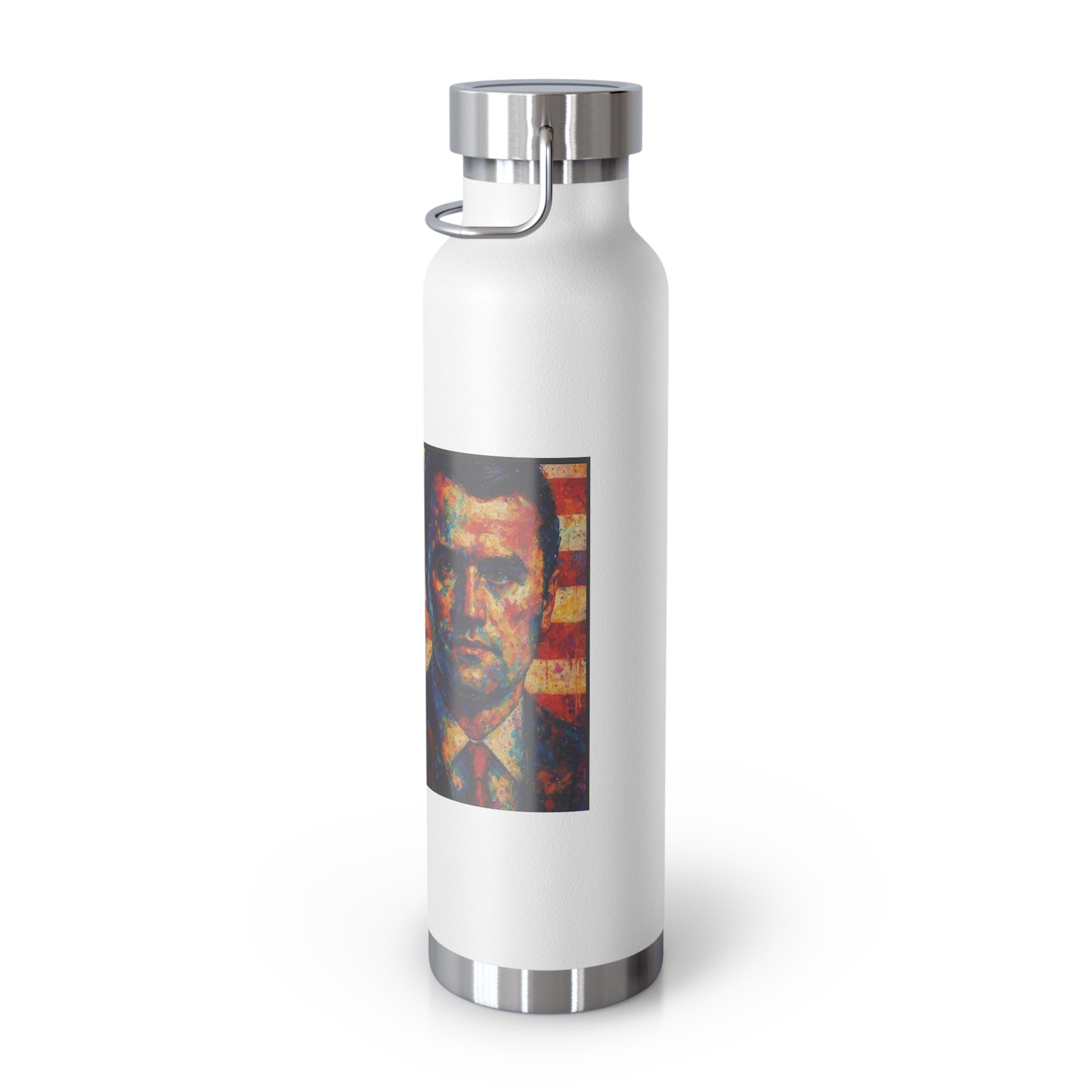 Freedom Lives On Copper Vacuum Insulated Bottle, 22oz, Travel Mug, Sports Bottle, Drinkware, Unique Gift, Eco-Friendly Water Bottle