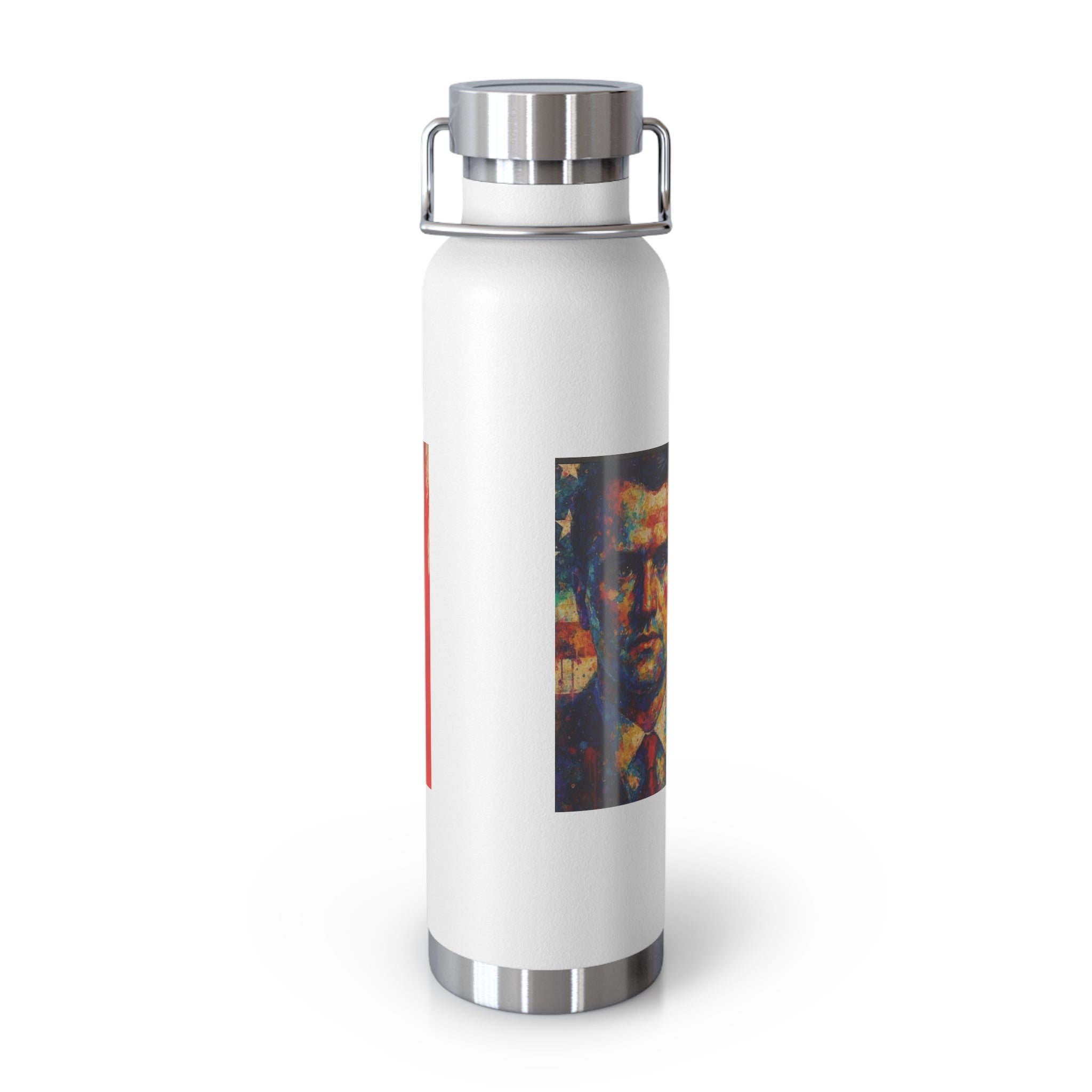 Freedom Lives On Copper Vacuum Insulated Bottle, 22oz, Travel Mug, Sports Bottle, Drinkware, Unique Gift, Eco-Friendly Water Bottle