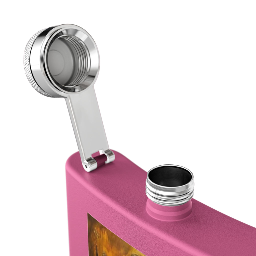 Patriotic Stainless Steel Flask for Celebrations, Unique Gift for Him, Customizable Travel Flask, Everyday Use Flask, Party Accessory