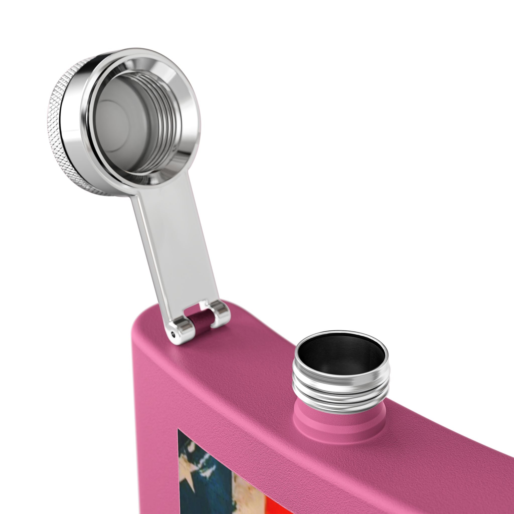 Patriotic Stainless Steel Flask - Freedom Lives On, Ideal Gift for Veterans, Camping, Tailgating, Whiskey Lovers, Memorial Day