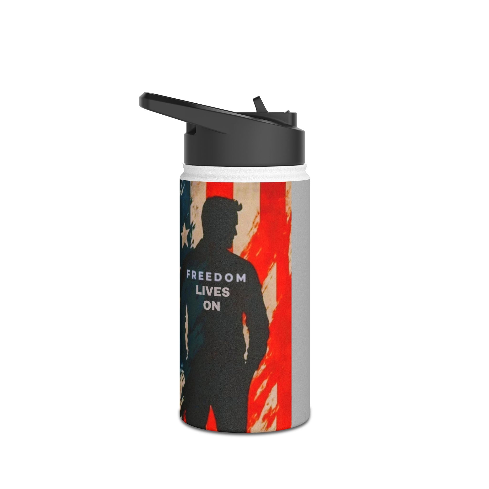 Patriotic Stainless Steel Water Bottle - Freedom, Charlie Kirk,Gift for  Travel, sports bottle