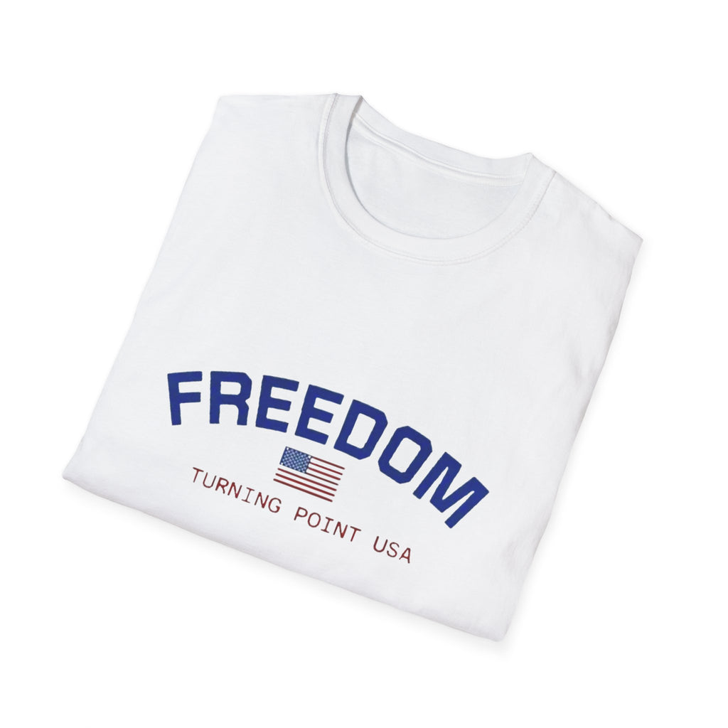 Patriotic Unisex T-Shirt - Freedom Lives On, Independence Day Gift, USA Pride Apparel, Turning Point USA Tee, Casual Summer Wear